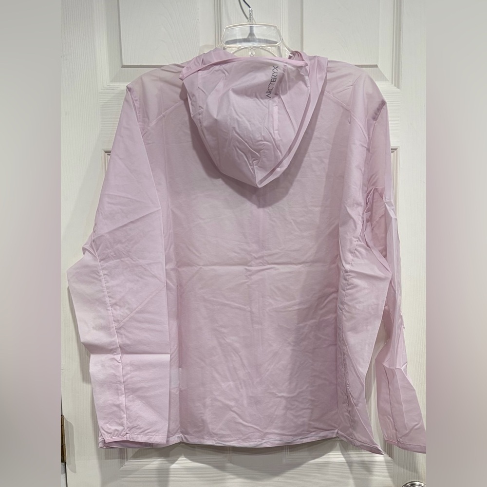 Arc’teryx Women's XXL Incendo Airshell Hoody Hoodie Jacket Light Pink NWT DWR - Picture 3 of 7